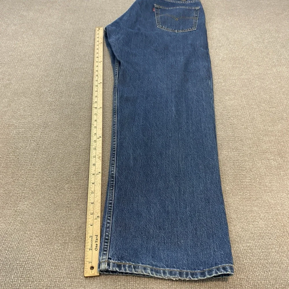 Levis Jeans Mens 38x34 Blue 569 Baggy Loose Straight Vintage Y2K 2001 Dark Wash